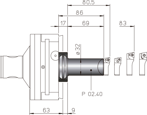 TRM 80/125 - Configuração de Mandrilhar Ø 36 ~ 138 