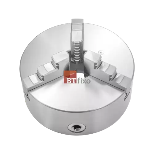  Placa Autocentrante com 3 Castanhas Monobloco - Fixação Camlock 