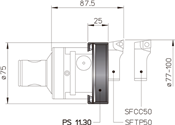 TRM 50/80 - Configuração de Mandrilhar Ø 95 ~ 160  